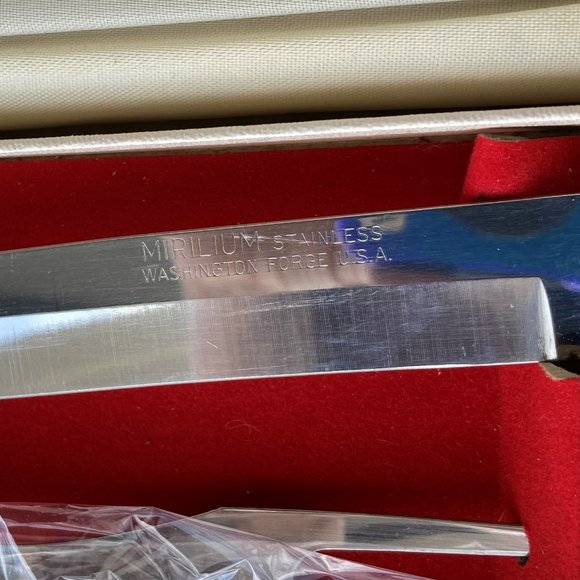 Vintage Forgecraft Carving Cutlery Set - Picture 6 of 6